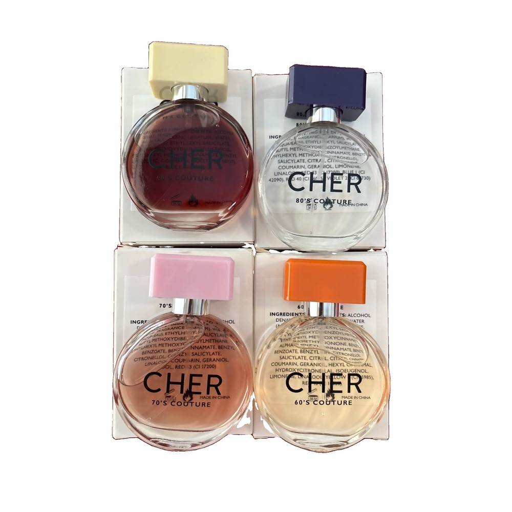 Decades by Cher Women Combo (60's, 70's, 80's, 90's)4.0oz (4x1.0oz) New Testers